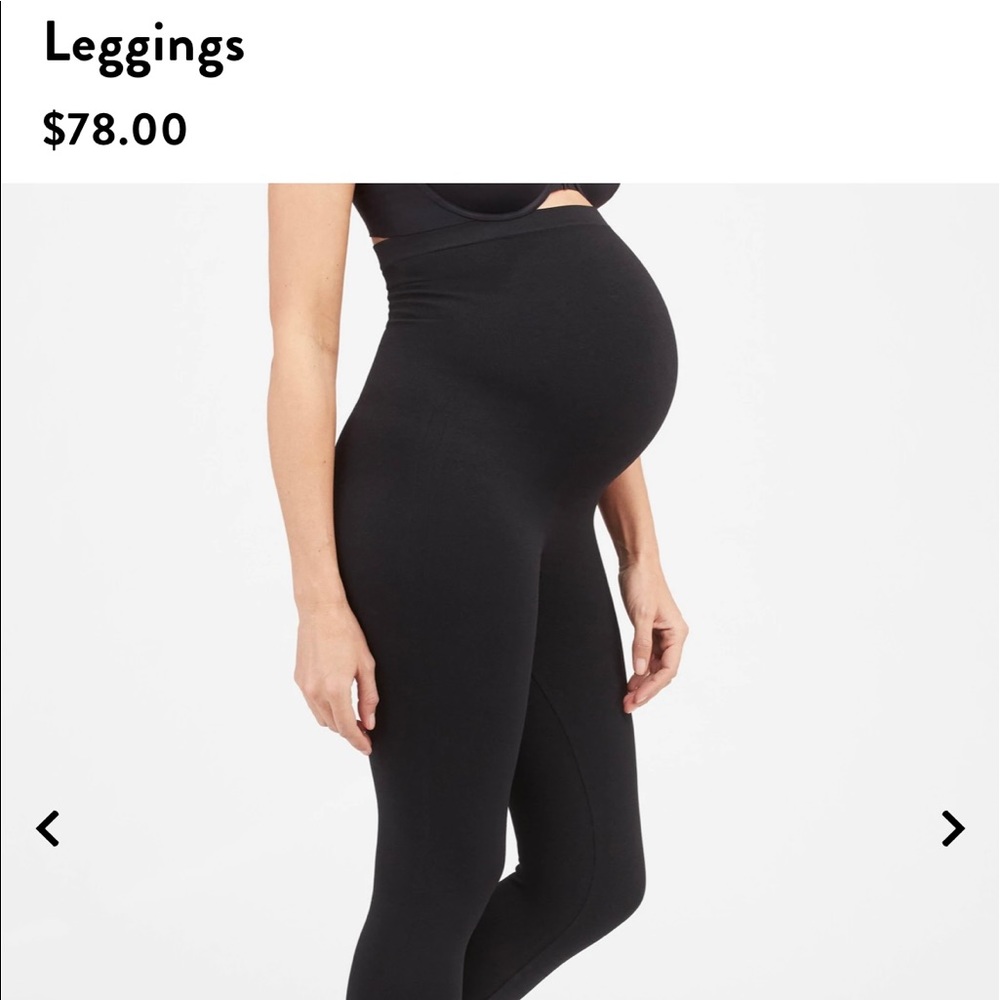 Spanx maternity leggings. Size medium. Worn once